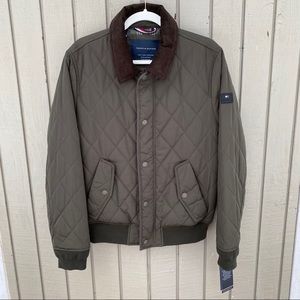 NWT Tommy Hilfiger Army Green Bomber Jacket -Small